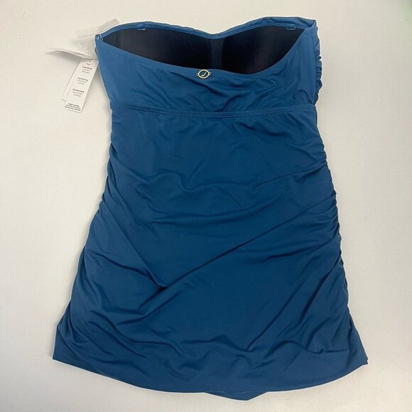 NEW NWT Jantzen one 1 pc swim suit swim dress US 10 lined TUMMY CONTROL padded - Picture 4 of 10